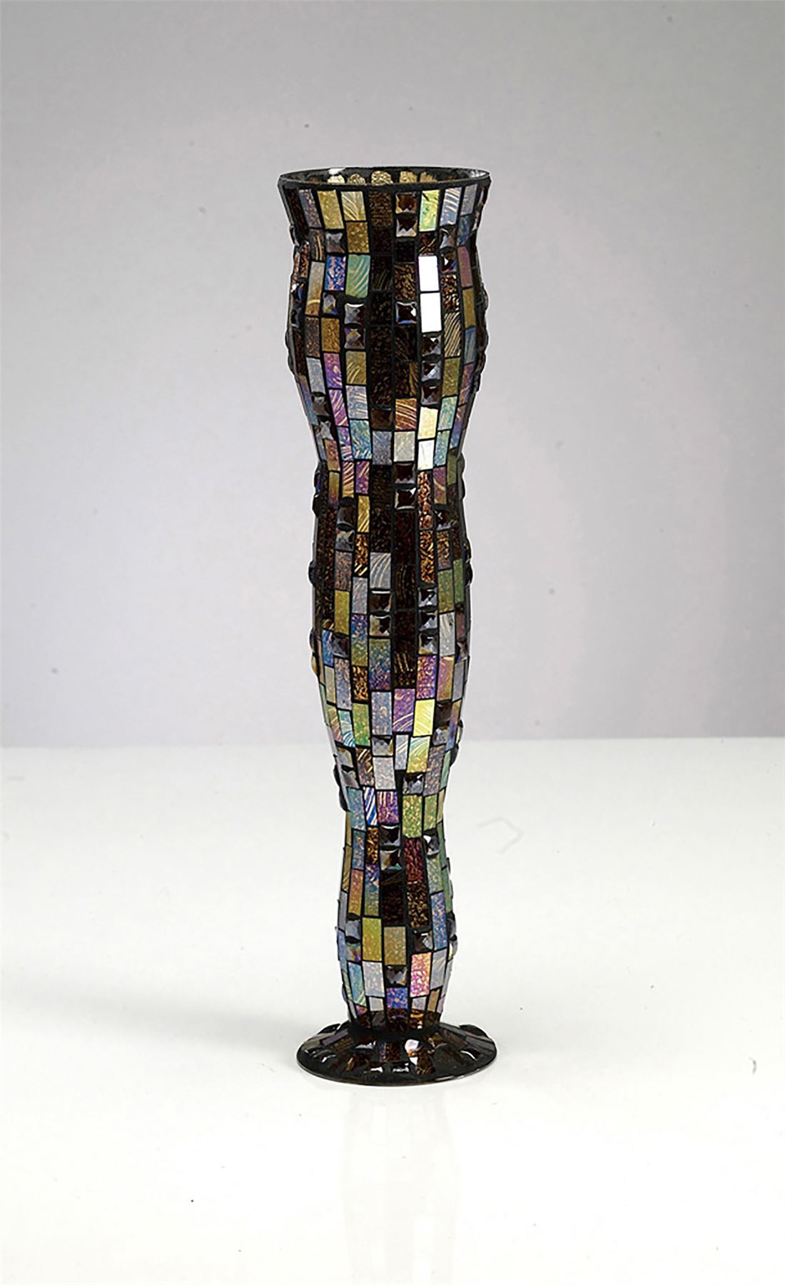 Diyas Home (DH) Luana Mosaic Vase Medium Multi-Colour Mosaic