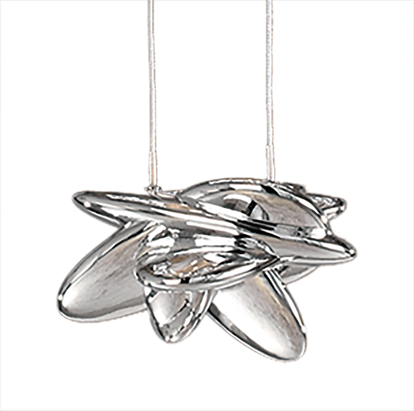 Mantra M5900 Nido Pendant 90cm Round 10 + 4 Lights 60W + 20W LED 3000K, 6560lm, Chrome, 3yrs Warranty Item Weight: 16.7kg