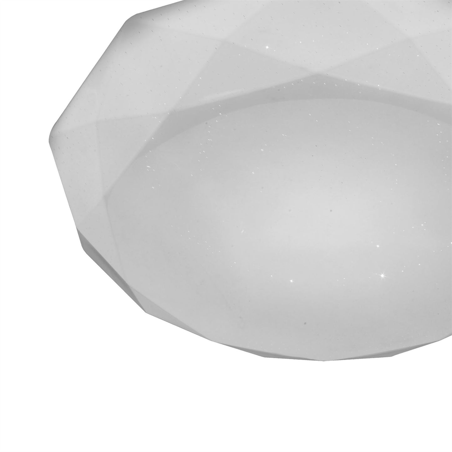Mantra Fusion M5111 Diamante Ceiling 21W LED 3000K, 2100lm, White Acrylic, 3yrs Warranty - M5111 Ceiling