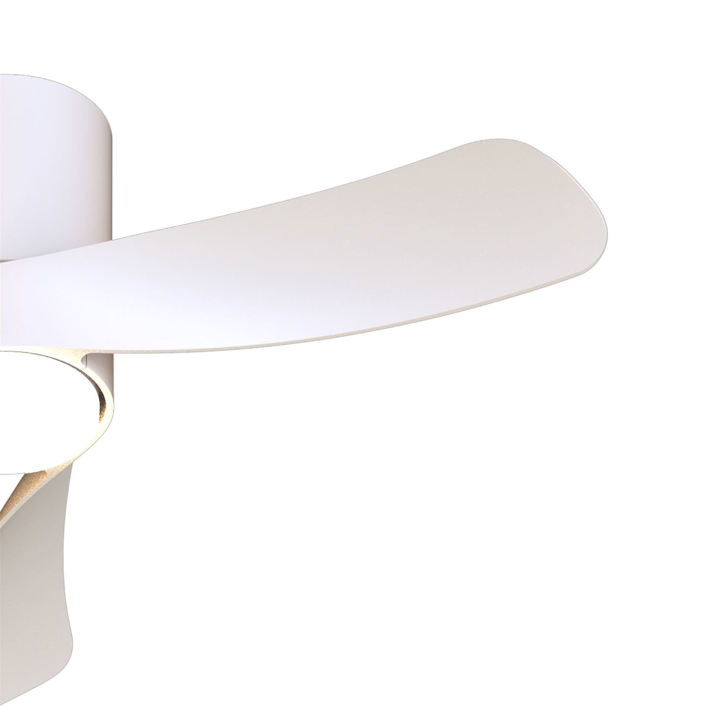 Nemo II XS 72cm 15W LED Dimmable Ceiling Light With Built-In 26W DC Fan, 3000-5000K Remote Control, 3000lm, White, 5yrs Warranty