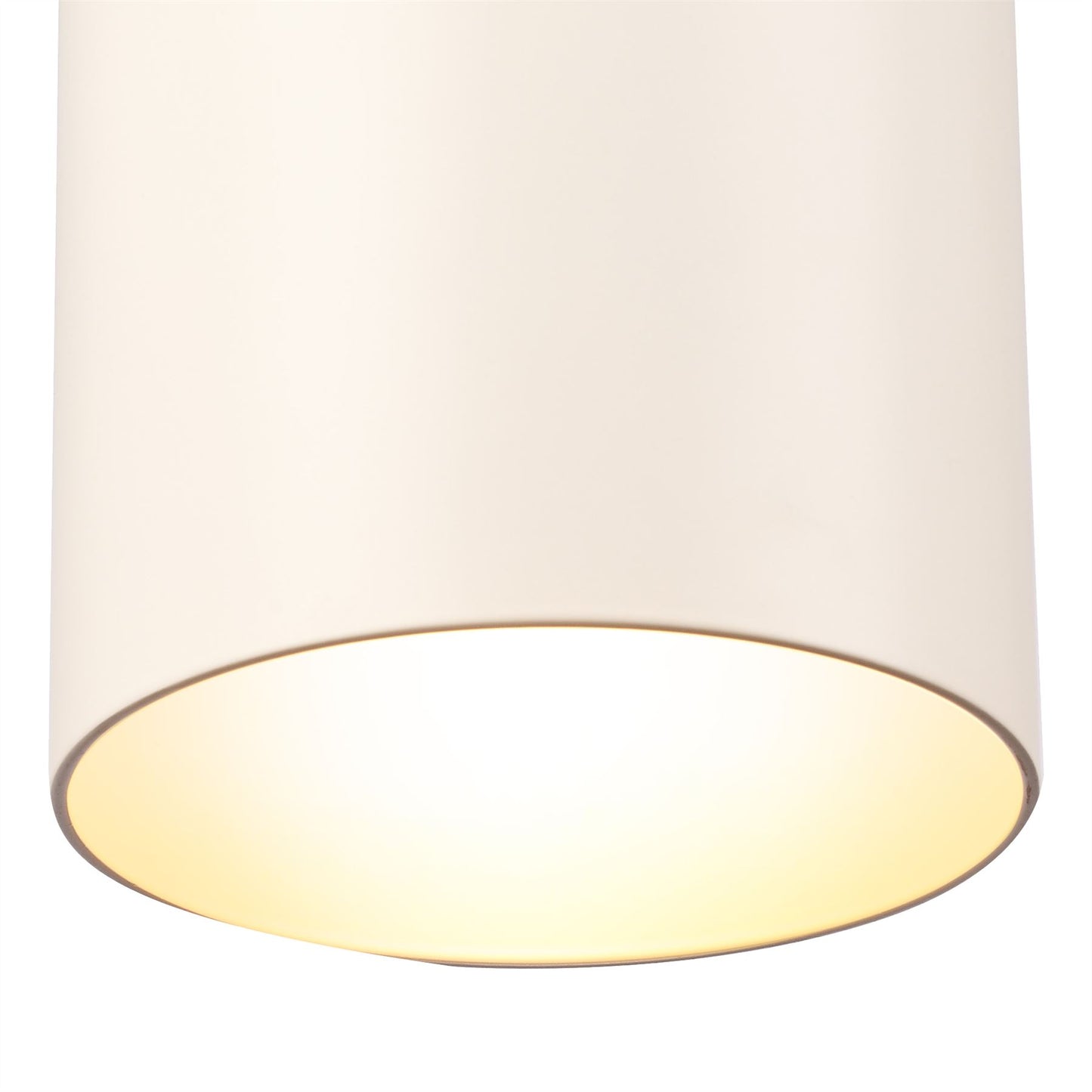 Mantra Fusion M5627 Aruba Flush Small 9.5cm Round 1 x E27, Matt White - M5627 Ceiling