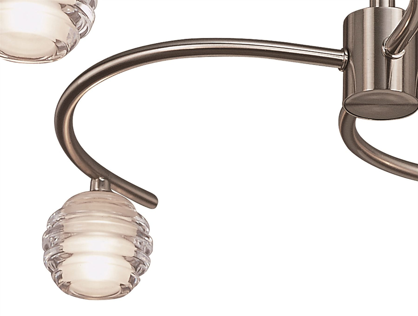 Mantra Sphere 59.3cm Semi Flush 4 Light G9, Satin Nickel