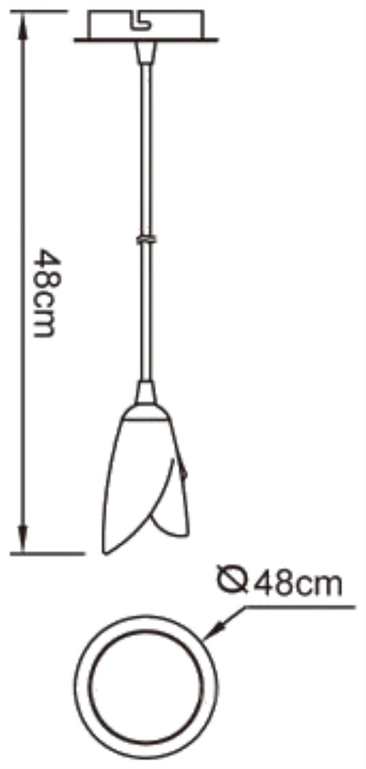 Mantra Pietra 10cm Pendant 1 Light G9, Polished Chrome