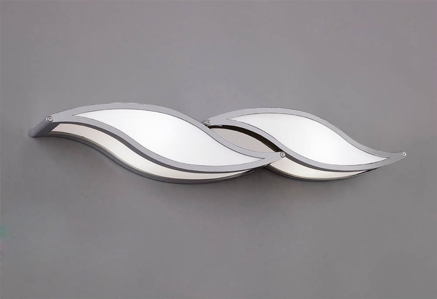 Mantra Sintesys GU10 Sintesys Wall Light GU10 2 Light Small Polished Chrome, CFL Lamps INCLUDED
