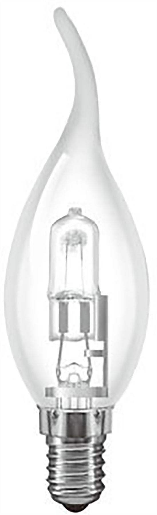 Luxram Halogen Energy Saver Candle Tip E14 18W Halogen