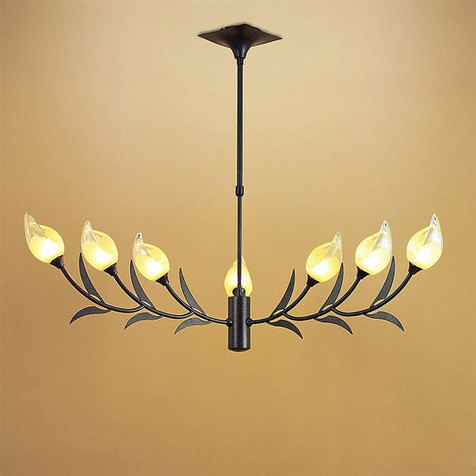Mantra Holland Telescopic Pendant 9 Light G9, Brown/Black Oxide