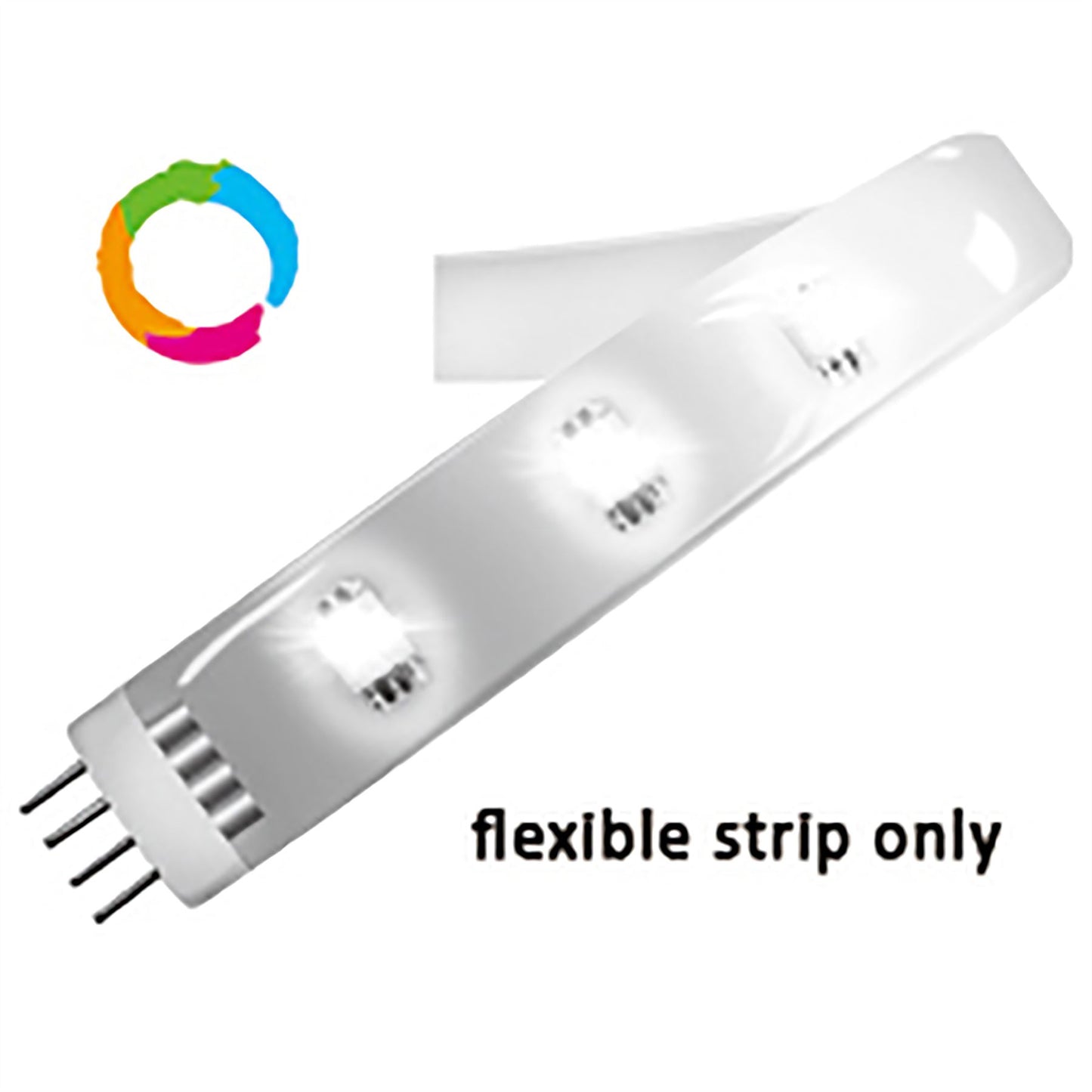 Techtouch Fluid Multi-Colour 12 LED Flexible Strip (2W) Strip