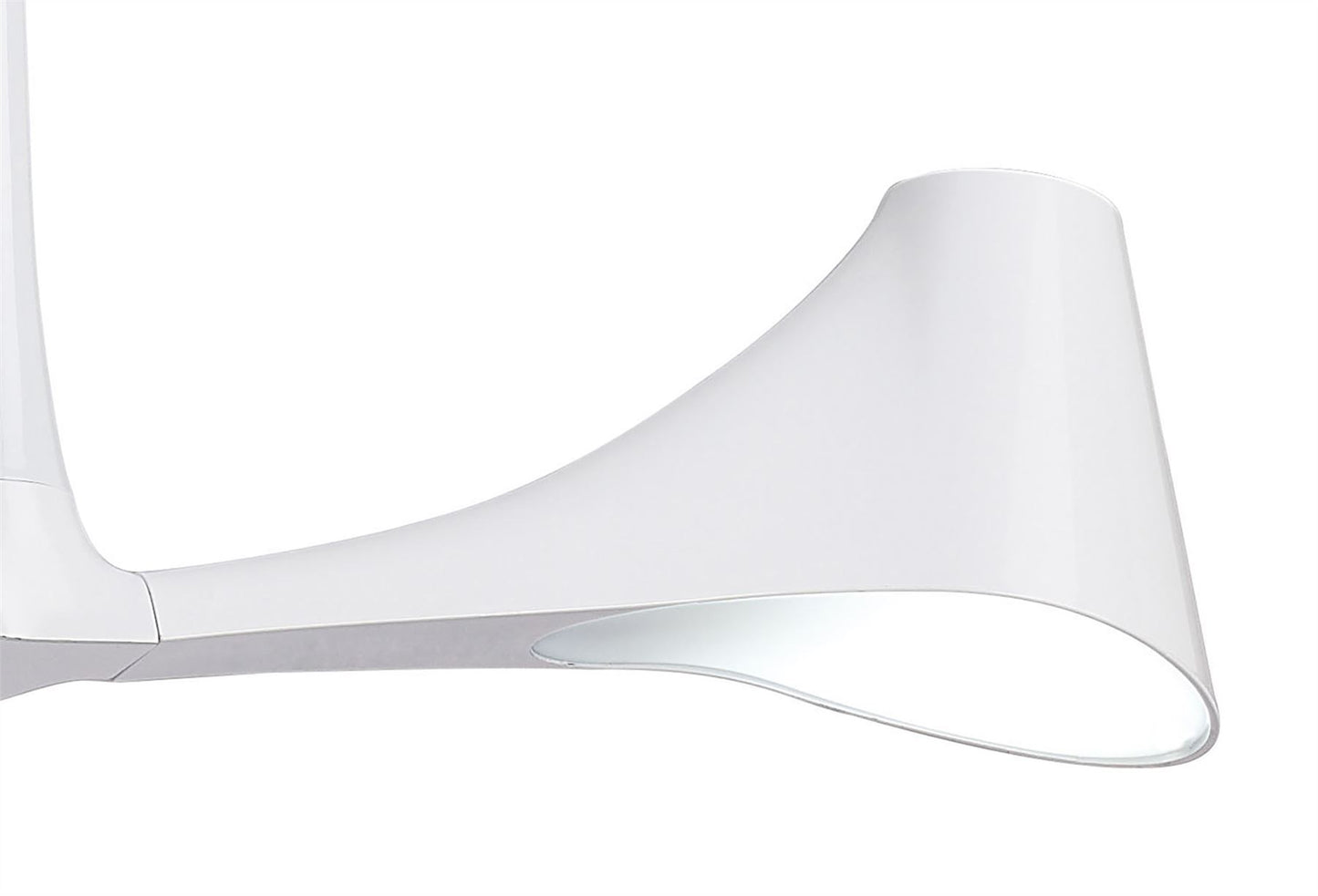 Mantra Ora 70cm Telescopic Convertible To Semi Flush 3 Light E27, Gloss White/White Acrylic/Polished Chrome, CFL Lamps INCLUDED