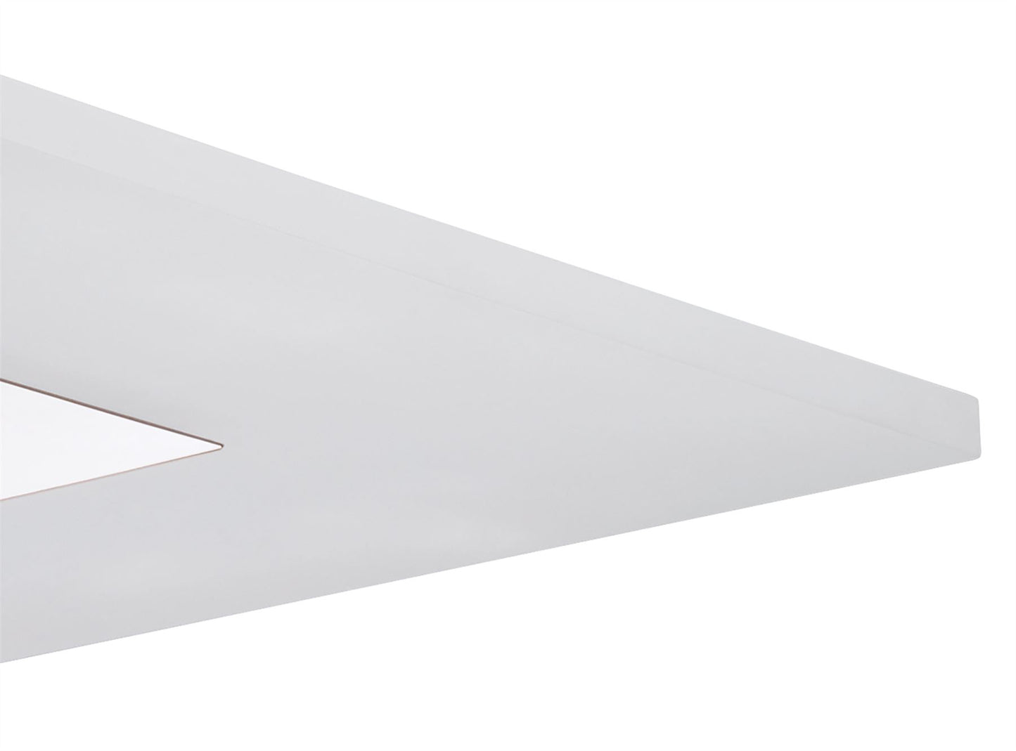 Mantra Fusion Notte Pendant 28W LED Square 3000K, 1700lm, Polished Chrome/Frosted Acrylic, 3yrs Warranty