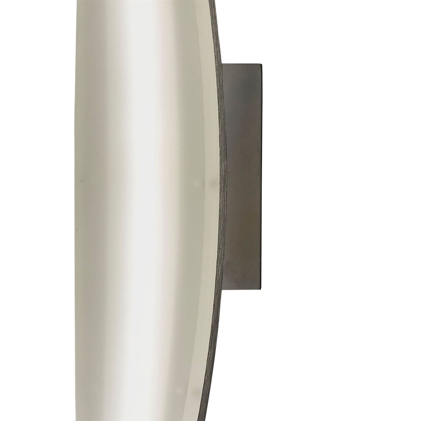 Mantra M4084 Hemisferic Wall Light 6W LED 3000K, 540lm, Satin Aluminium/Frosted Acrylic, 3yrs Warranty