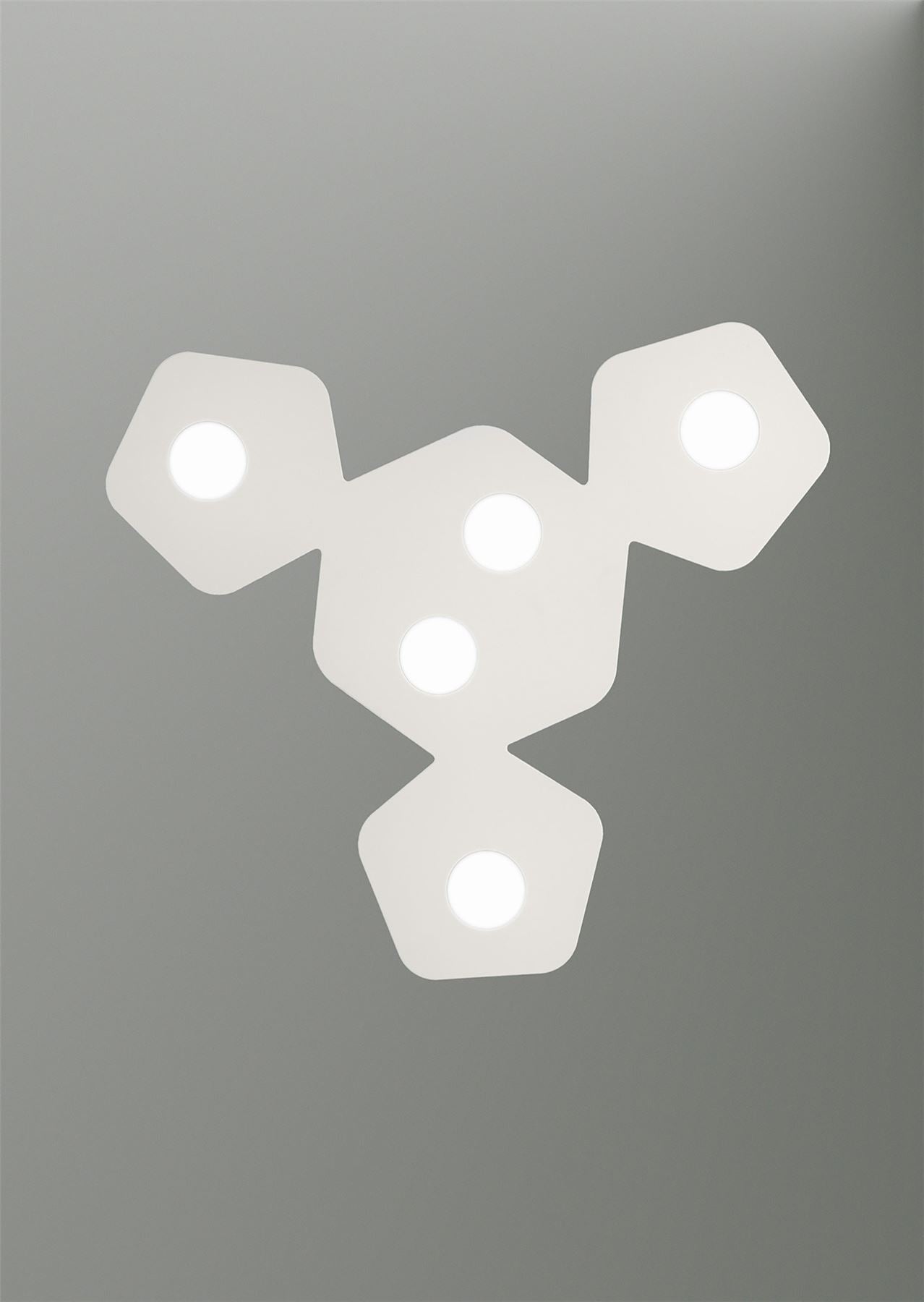 Mantra Area Ceiling Light, 5 x GX53 (Max 9W, Not Included), Sand White