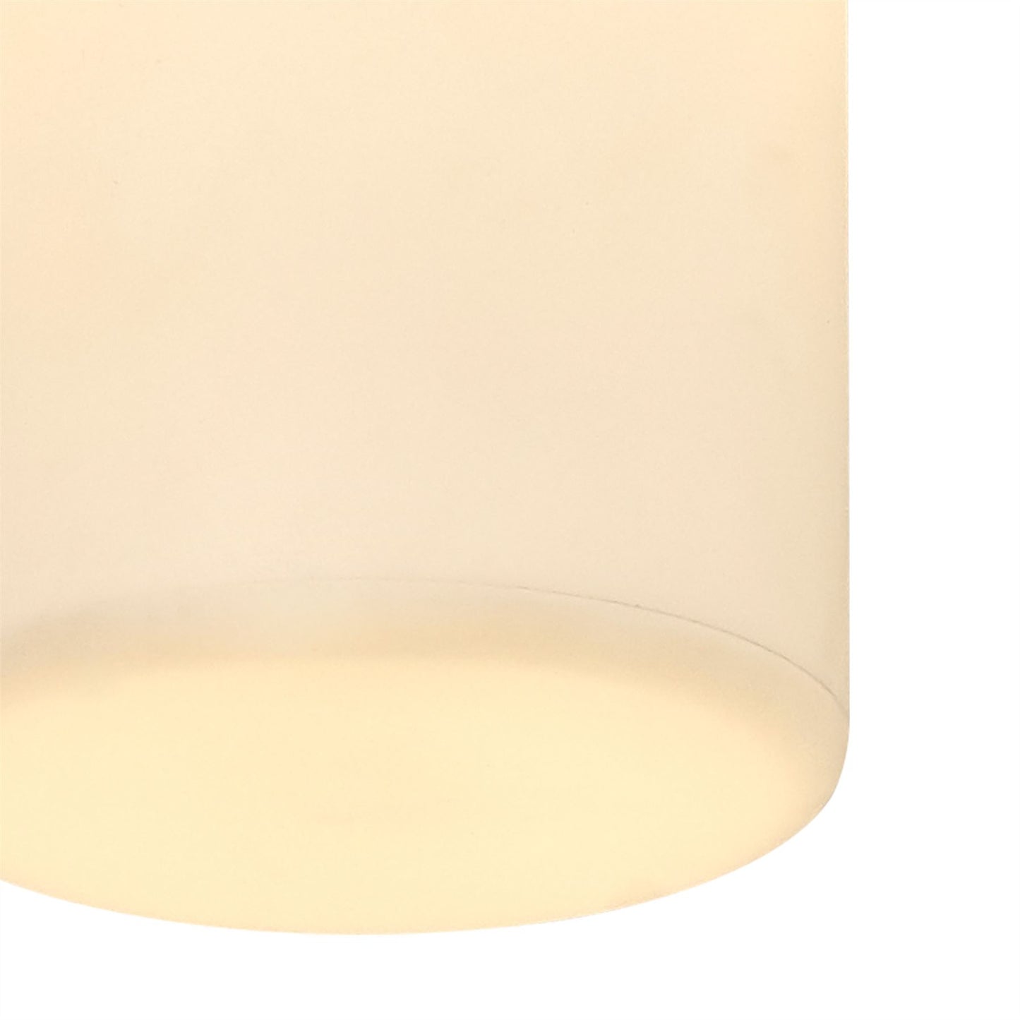 Mantra Fusion Glaciar Spotlight 24cm, IP44, 9W LED, 3000K, 700lm, White, 3yrs Warranty