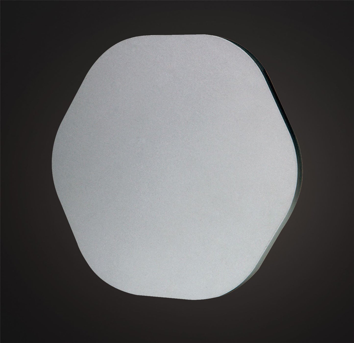 Mantra Fusion MC0115 Bora Bora Wall Light 14.4cm Hexagonal 6W LED 3000K, 540lm, Silver Paint, 3yrs Warranty