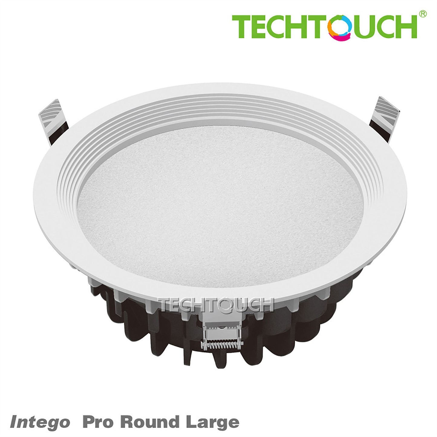 Techtouch Intego Pro Round Large 29W Warm White 1750lm, Cut Out: 200mm, 3yrs Warranty Recessed