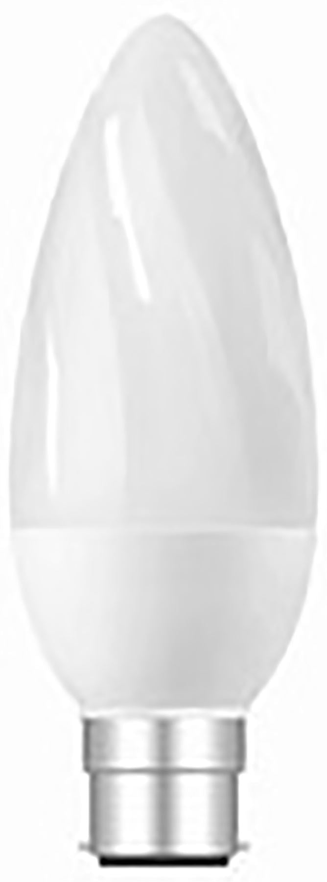 Luxram Extra Mini Sup Twisted Candle Extra Mini Supreme Twisted Candle B22 7W 2700K Compact Fluorescent Compact