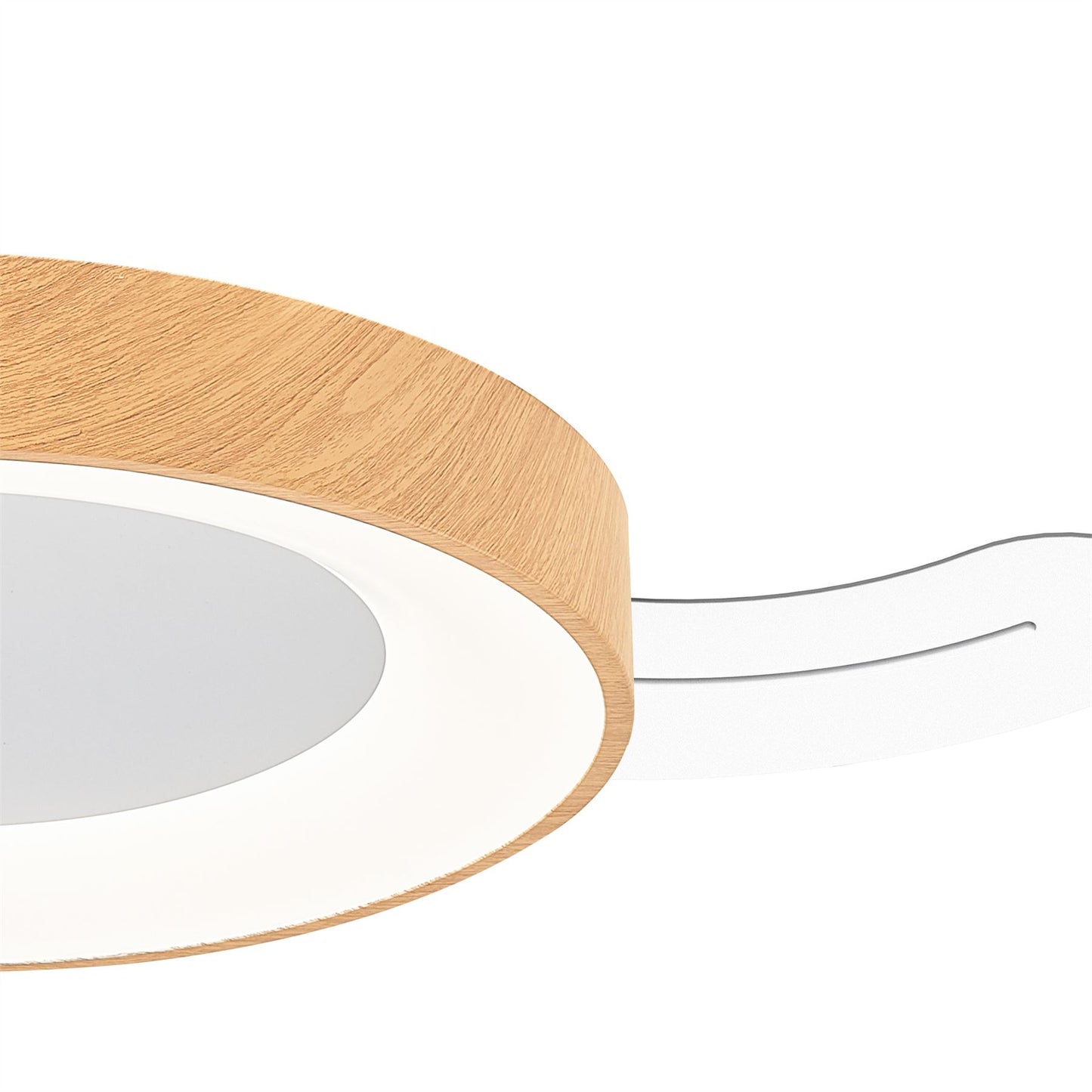 Niseko Fan S 40cm 45W LED Dimmable Ceiling Light With Built-In 25W DC Fan, 2700-5000K Remote Control, 5000lm, Wood, 5yrs Warranty