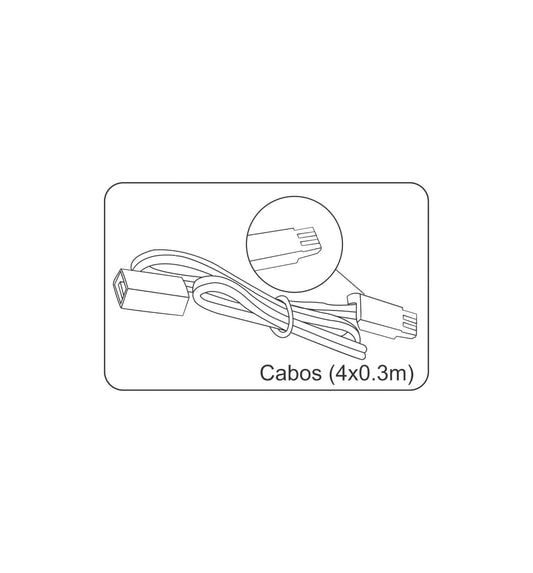Techtouch Axis Connecting Cable Single Colour 30cm Strip
