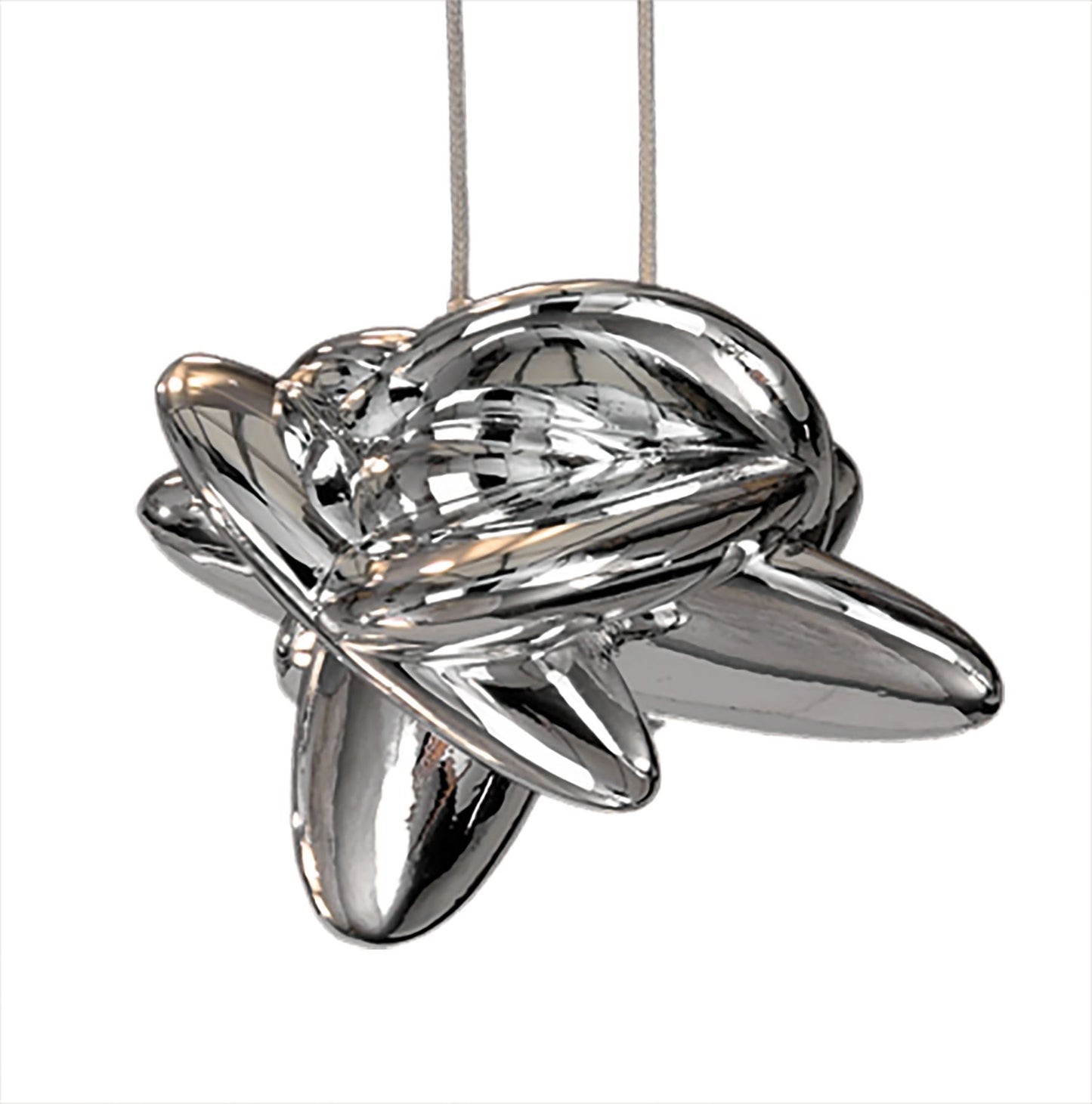 Mantra M5903 Nido Pendant 45cm Round 4 + 2 Lights 24W + 10W LED 3000K, 2800lm, Chrome, 3yrs Warranty