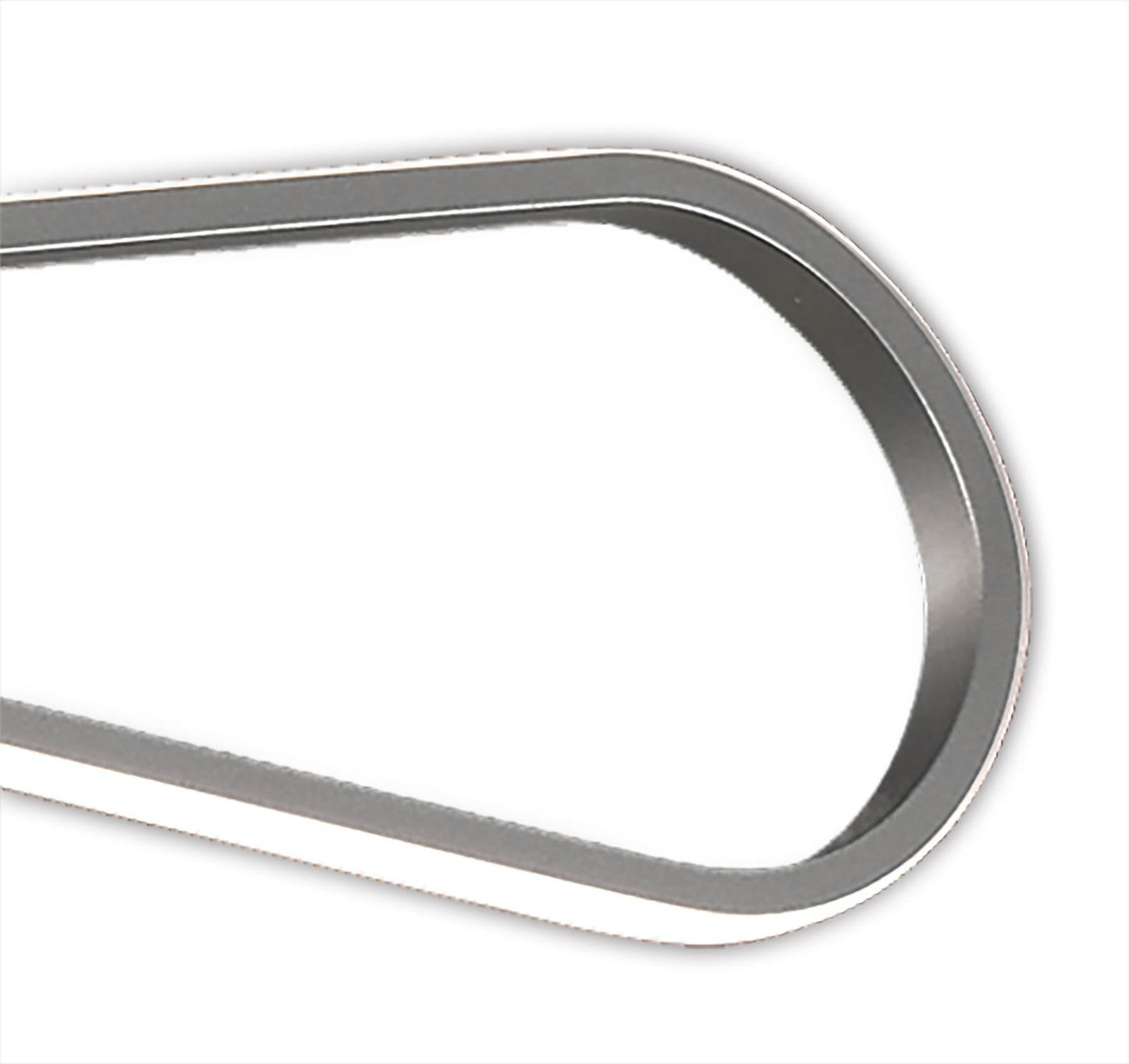 Mantra M5870 Bucle Linear Pendant 42W LED 3000K, 3650lm, Polshied Chrome, White, White Acrylic, 3yrs Warranty