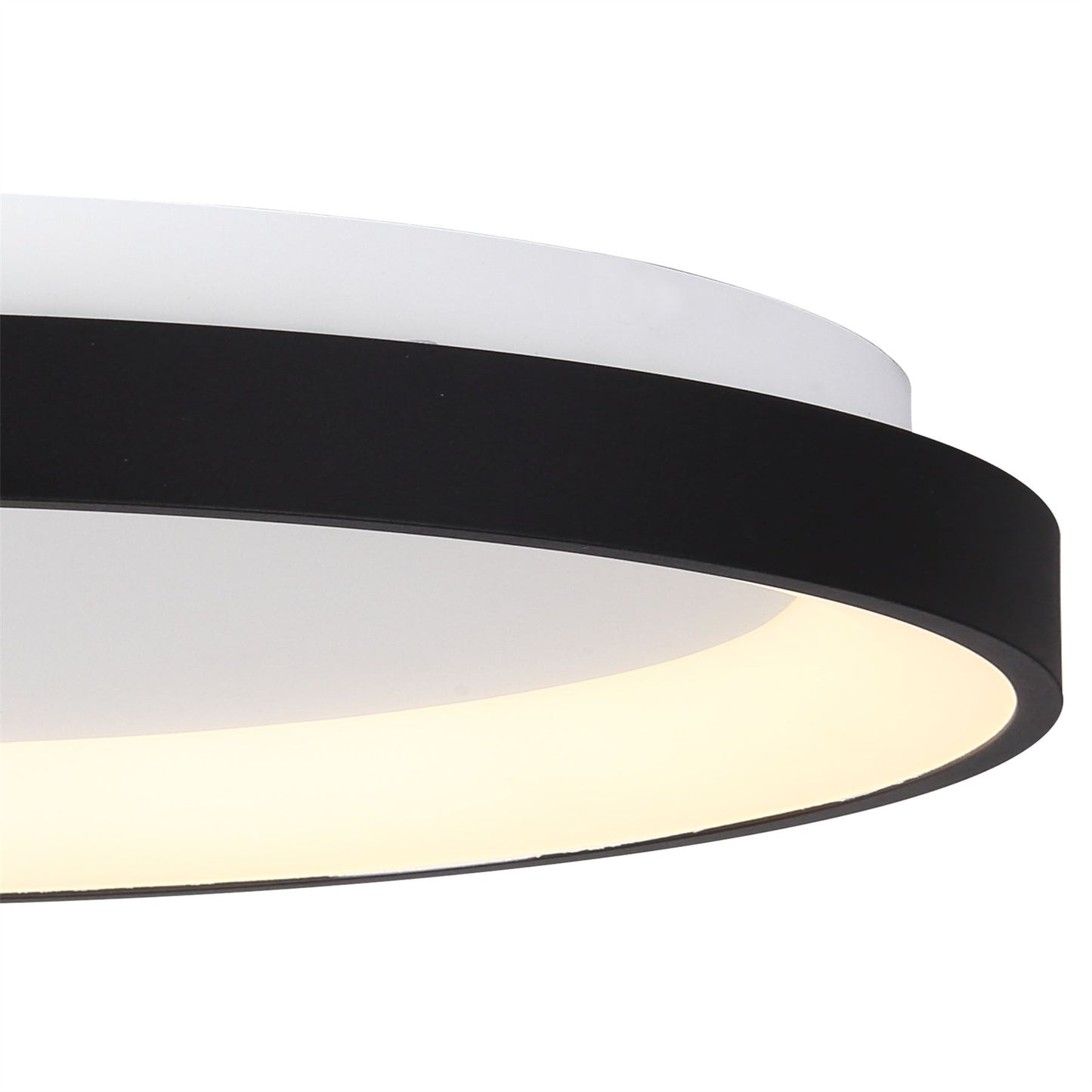 Mantra Fusion Niseko Ring Ceiling 78cm 58W LED, 3000K, 4700lm, Black, 3yrs Warranty Ceiling
