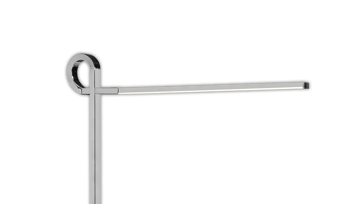 Mantra M6144 Cinto Floor Lamp 163cm, 7W LED, 3000K, 540lm Dimmable, Polished Chrome, 3yrs Warranty