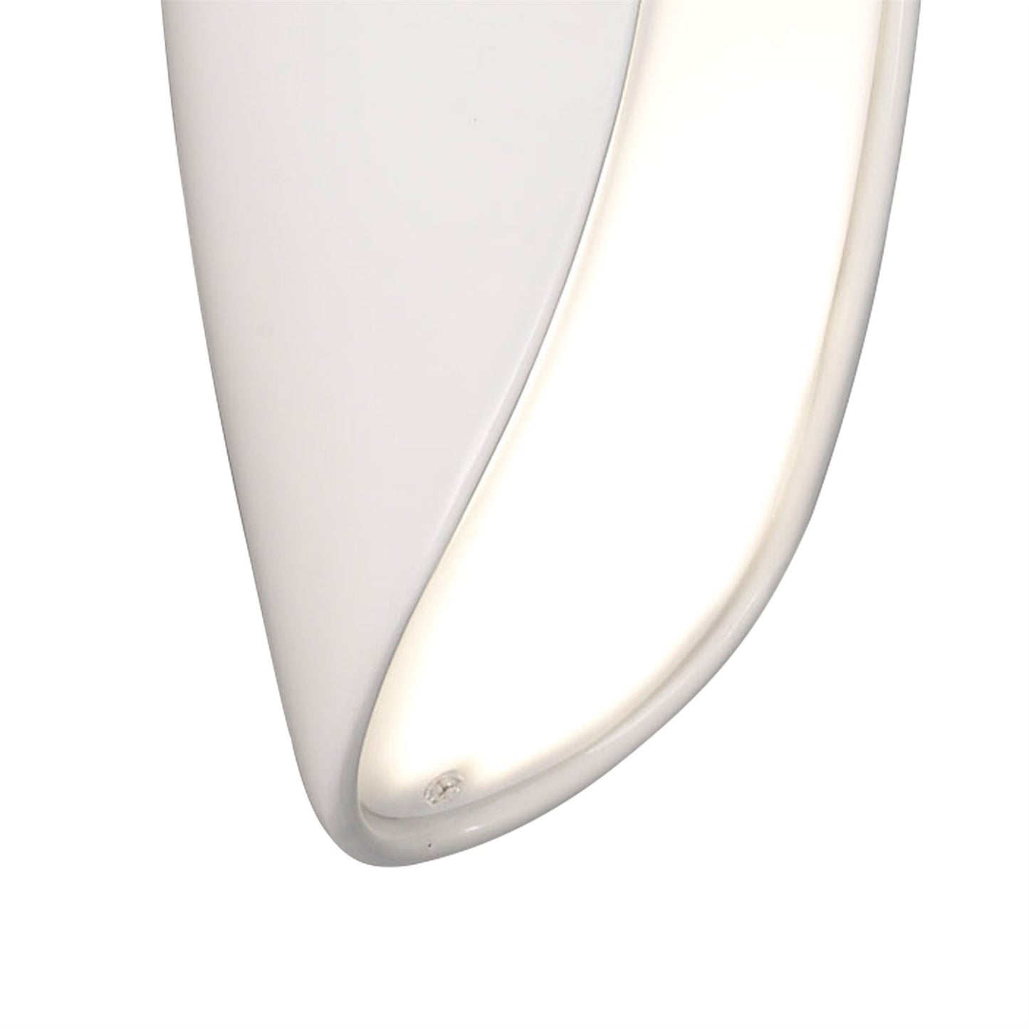 Mantra Pasion Wall Light 2 Light E27, Gloss White/White Acrylic/Polished Chrome, CFL Lamps INCLUDED