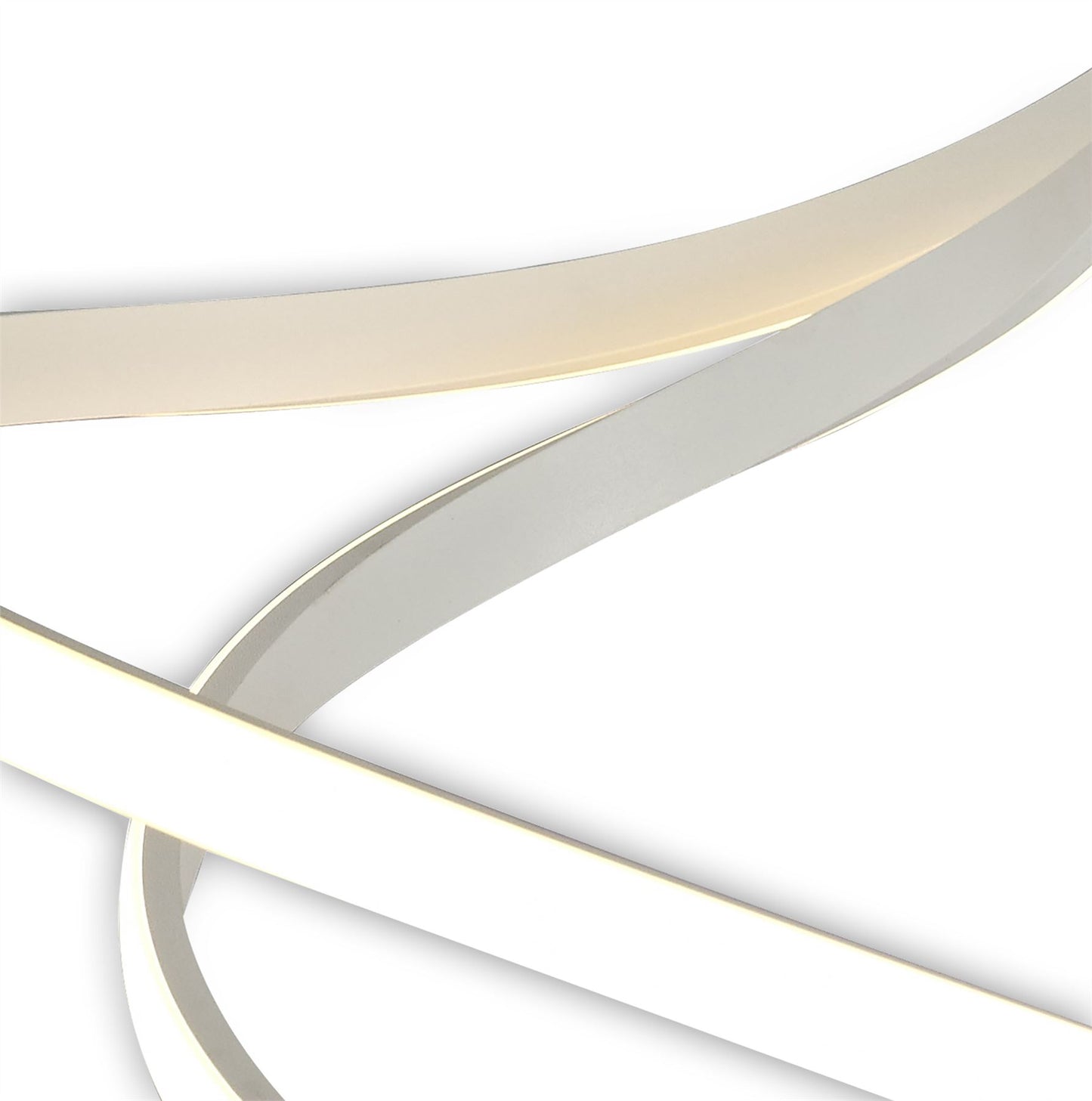 Mantra M6001 Nur Blanco Semi Ceiling 50W LED 3000K, 4000lm, Dimmable White/Frosted Acrylic, 3yrs Warranty - M6001 Ceiling