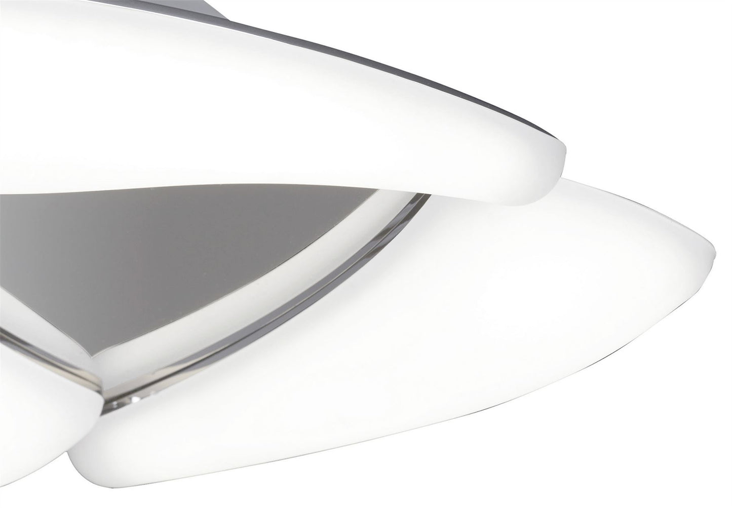 Mantra Mistral LED M3805 Mistral Ceiling 18W LED 3000K, 1620lm, Polished Chrome/Frosted Acrylic, 3yrs Warranty - M3805 Ceiling
