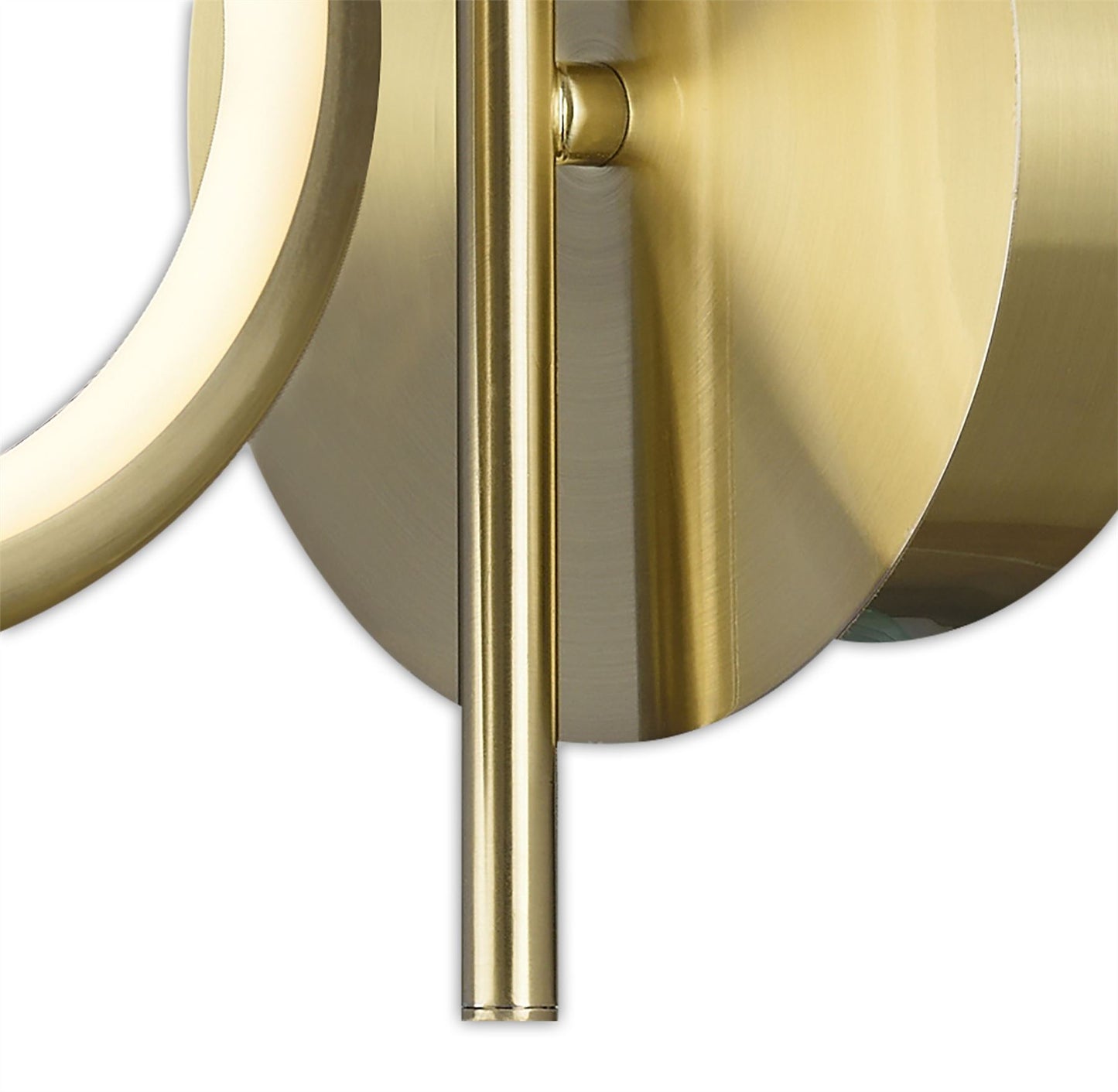 Mantra Olimpia Wall Light, 8W LED, 3000K, 600lm, IP20, Satin Gold, 3yrs Warranty