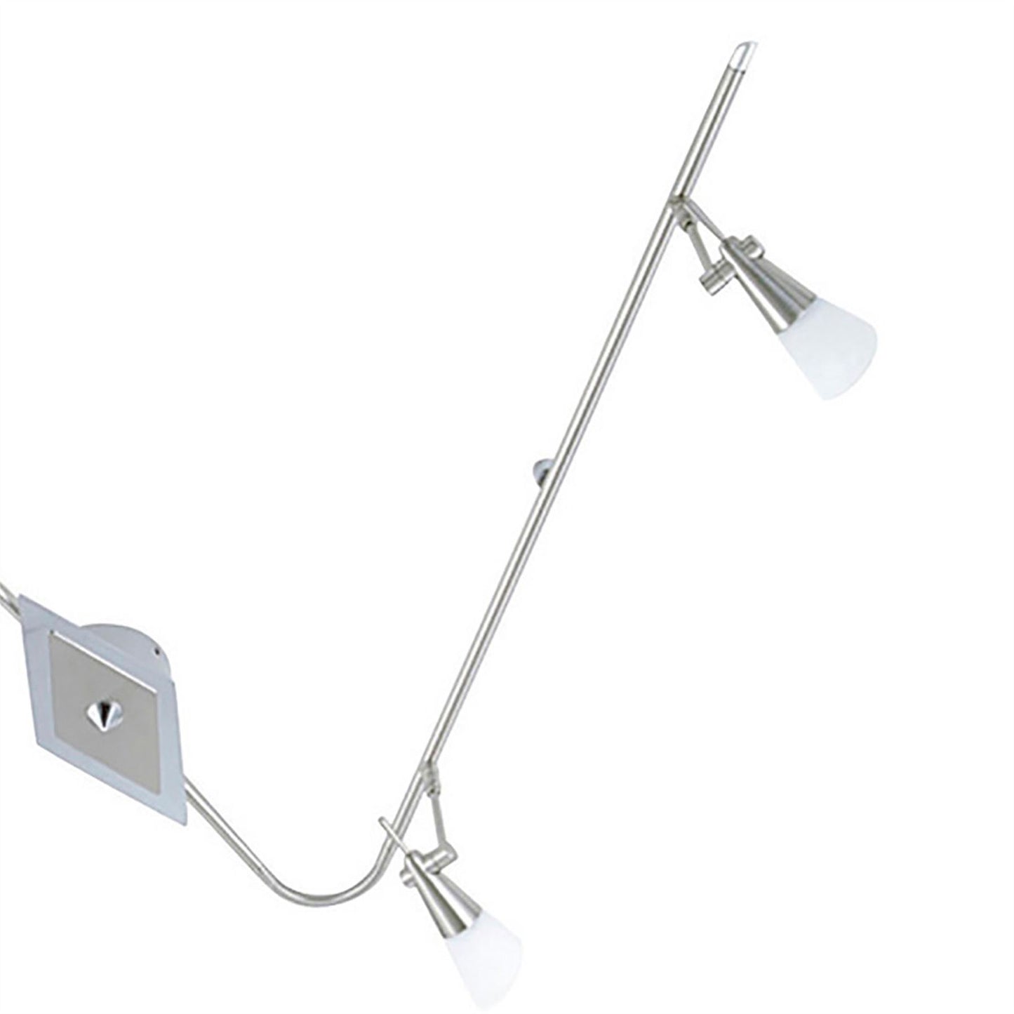 Diyas Diama Flexi Linear G9 5 Light G9 Nickel/Polished Chrome/Opal Glass