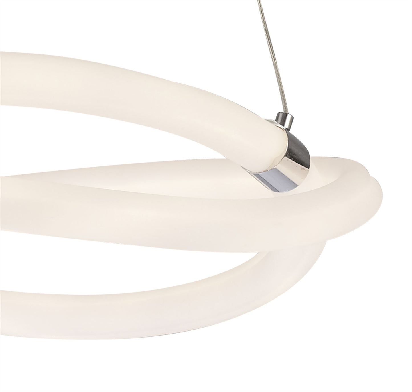 Mantra Infinity II 51cm Ceiling Light, 42W LED, 3000K, 3150lm, IP20, Chrome, 3yrs Warranty