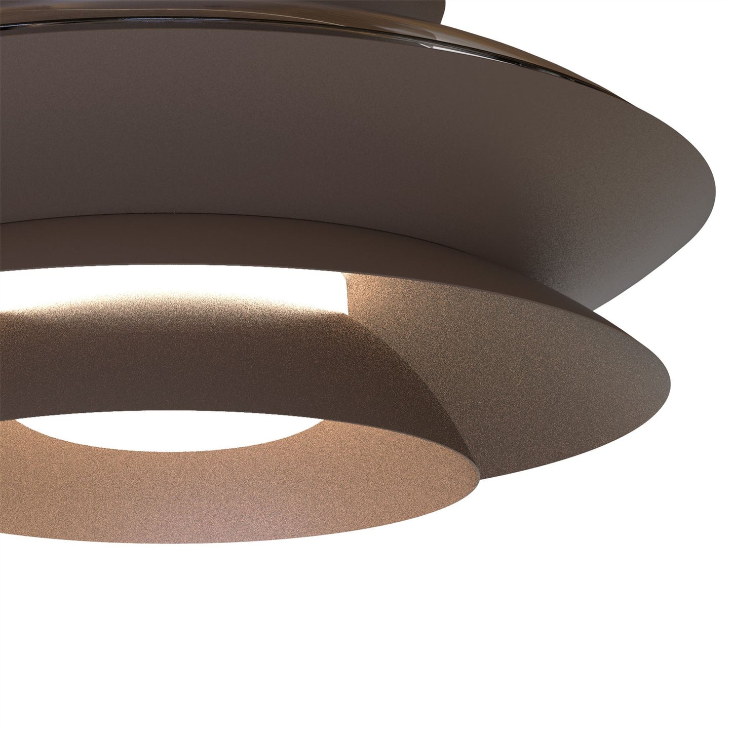 Aconcagua 50cm 20W LED Dimmable Ceiling Light With Built-In 30W DC Fan, 3000-5000K Remote Control, 3600lm, Coffee, 5yrs Warranty