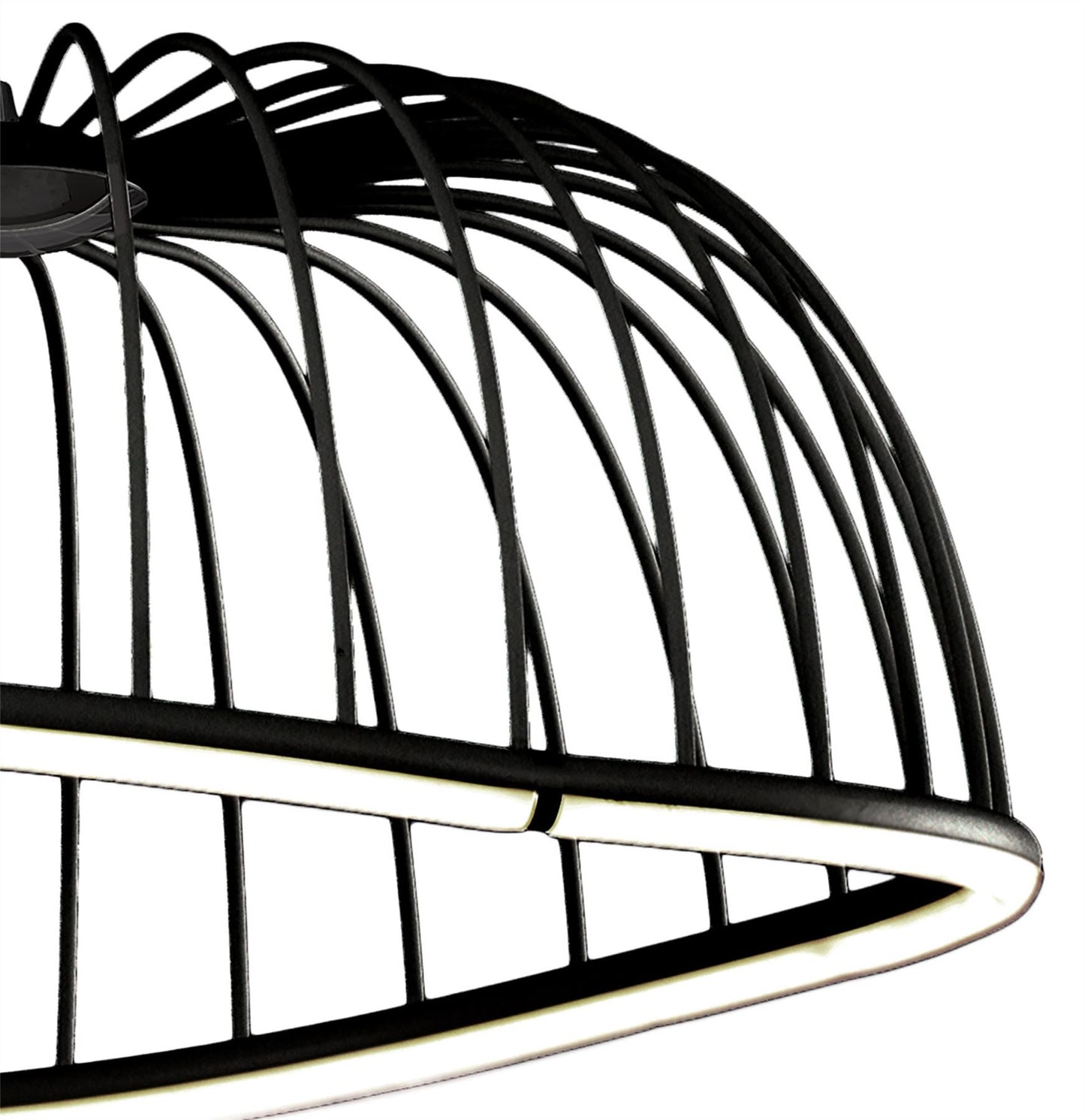 Mantra Celeste Pendant 61cm Round, 30W LED, 3000K, 2100lm, Black, 3yrs Warranty