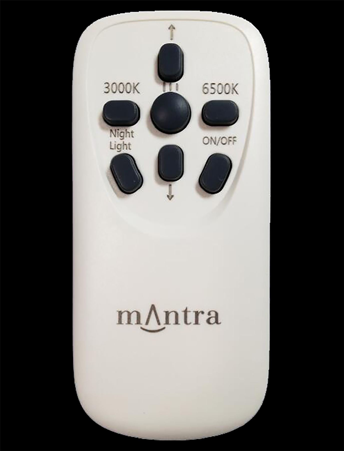 Mantra Fusion Reef I M5933 Reef Ceiling 45cm Round 48W LED 3000-6500K Tuneable, 3500lm, Remote Control Chrome/ White, 3yrs Warranty - M5933 Ceiling