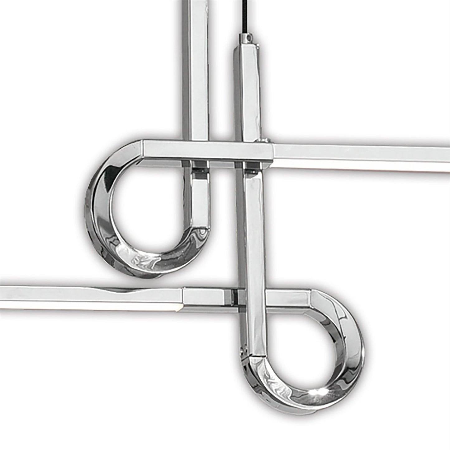 Mantra M6120 Cinto Pendant 24W LED, 3000K, 1950lm, Polished Chrome, 3yrs Warranty