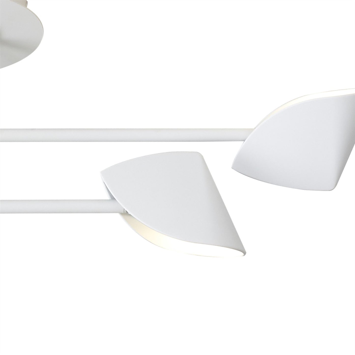 Mantra Capuccina Small 4 Light Semi Flush, 30W LED, 3000K, 2100lm, White, 3yrs Warranty