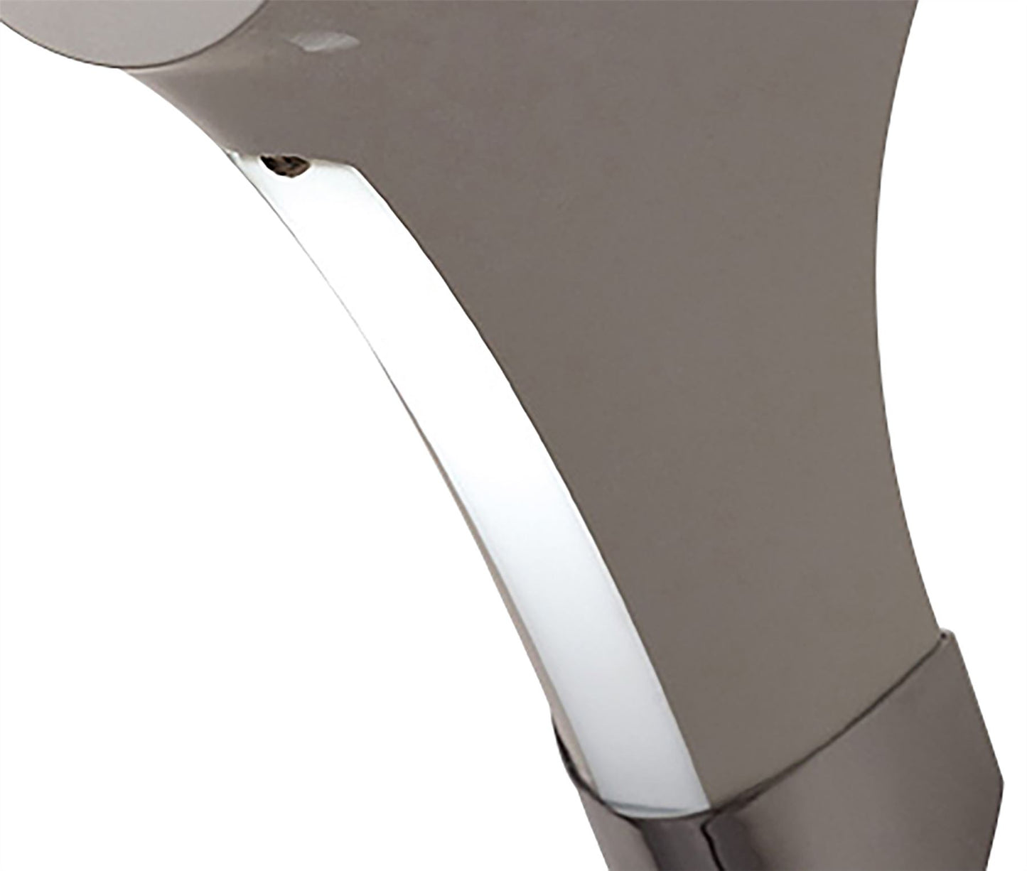 Mantra M1547 Ora Wall Light 1 Light E27, Gloss White/White Acrylic/Polished Chrome