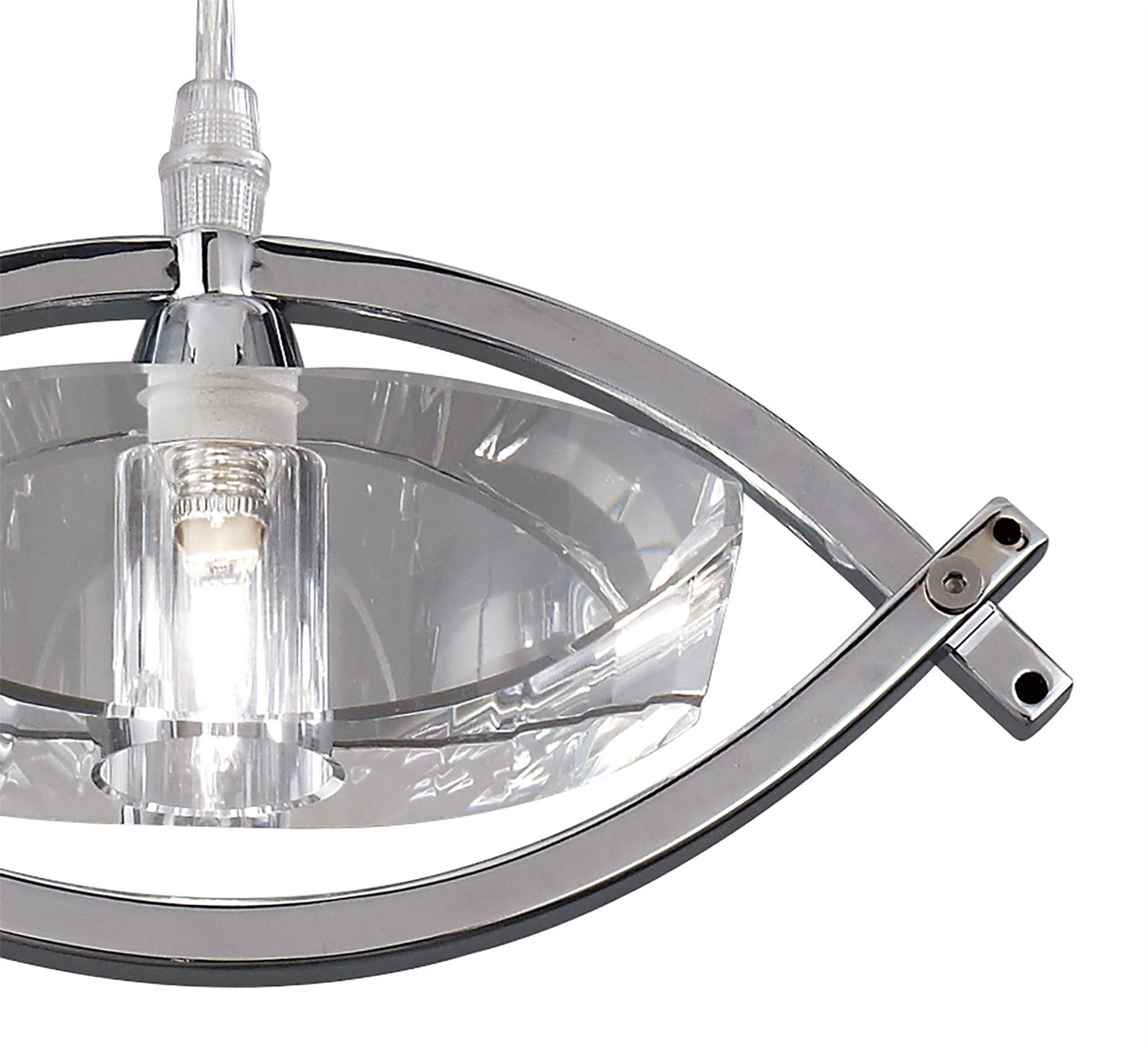 Mantra M0899 Kromo Pendant 1 Light G9, Polished Chrome