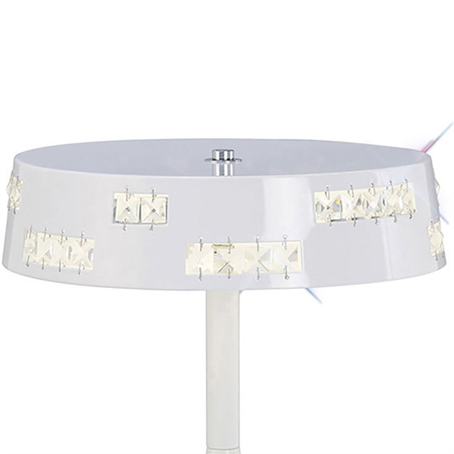 Diyas Phoenix Crystal Table Lamp 18 X 0.5W LED 4000K White