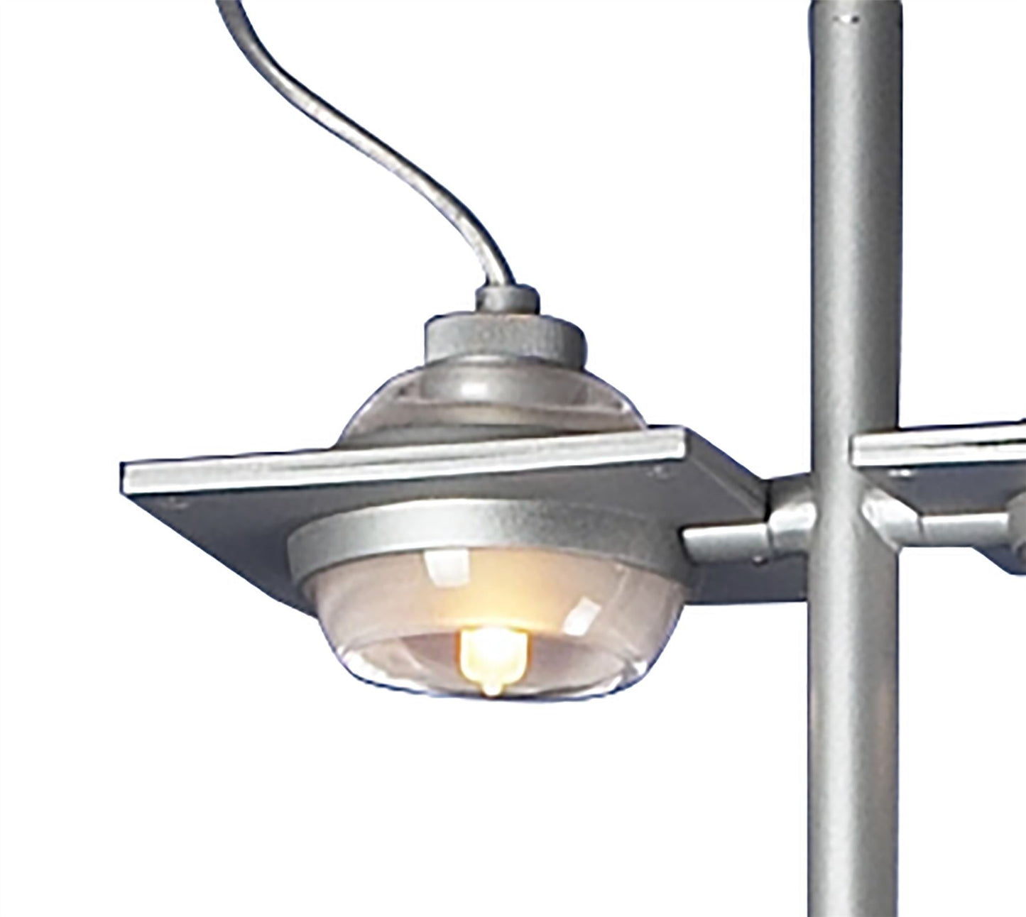 Mantra (0040 009) Ull Floor Lamp 2 Light G9 Silver Grey, NOT LED/CFL Compatible