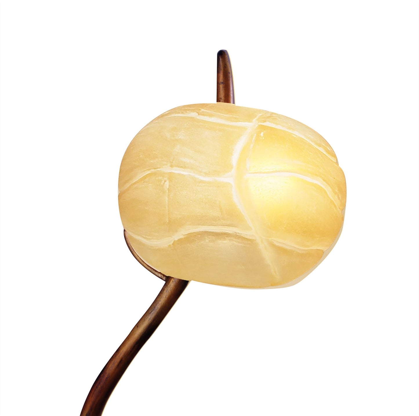 Mantra (0038 007) Wave Table Lamp 1 Light G9, Rustic Gold