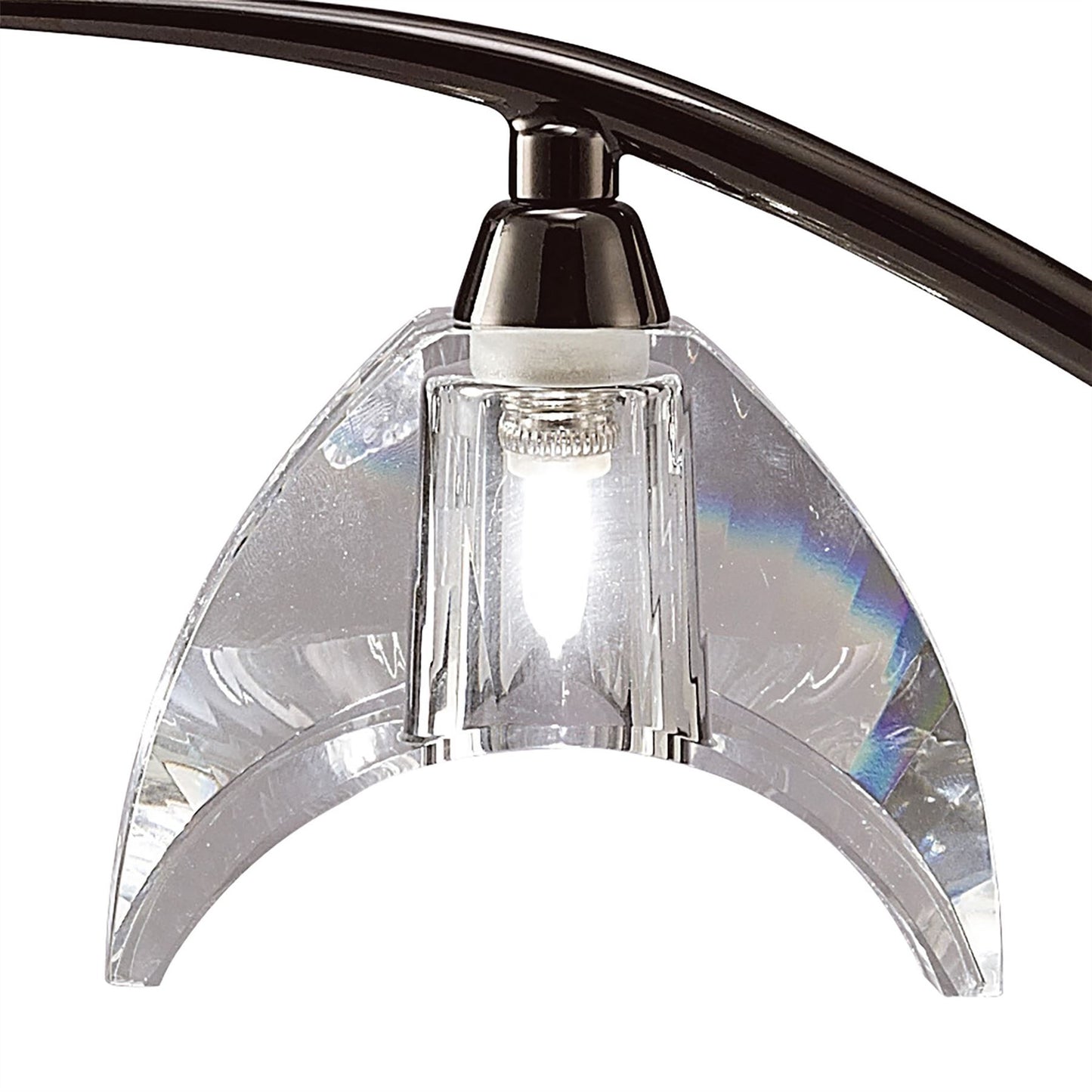 Mantra Eclipse Table Lamp 1 Light G9 Small, Black Chrome