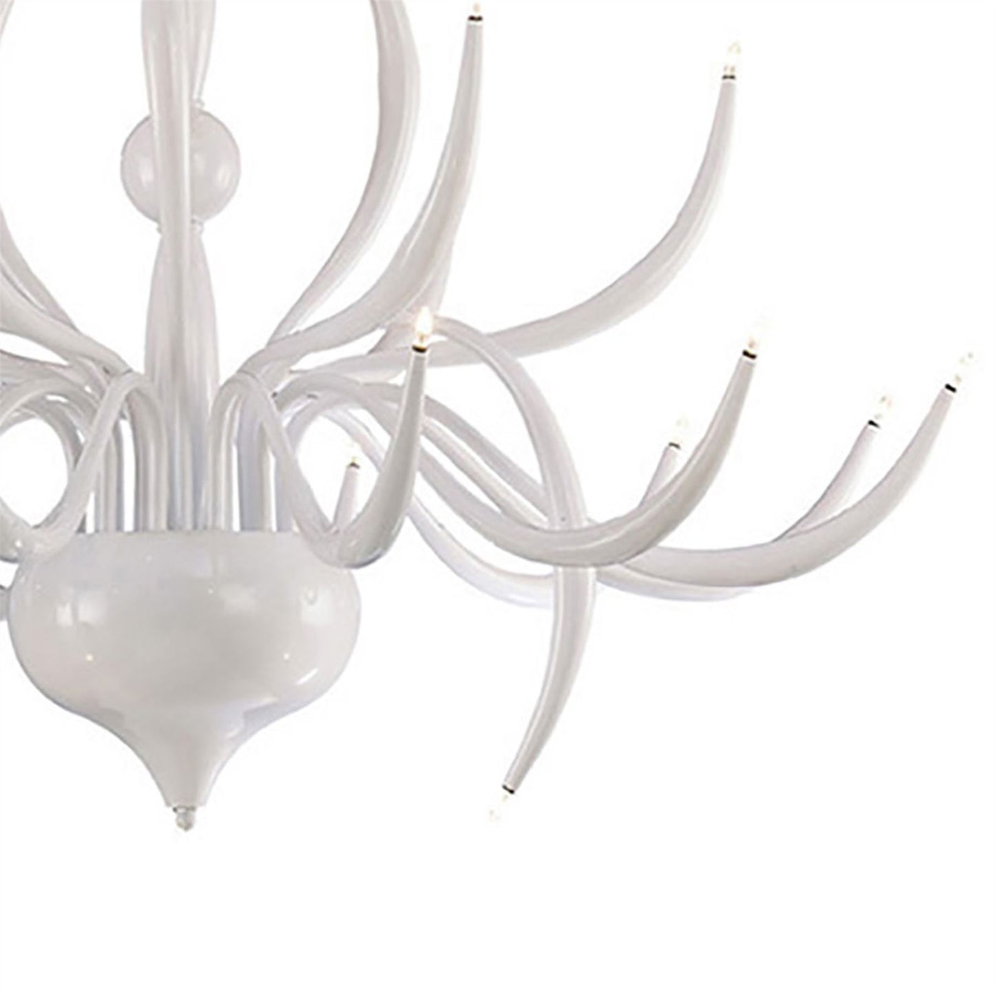 Diyas Llamas 100cm 24 Light White, NOT LED/CFL Compatible Item Weight: 19.1kg Ceiling Pendant Light Fitting