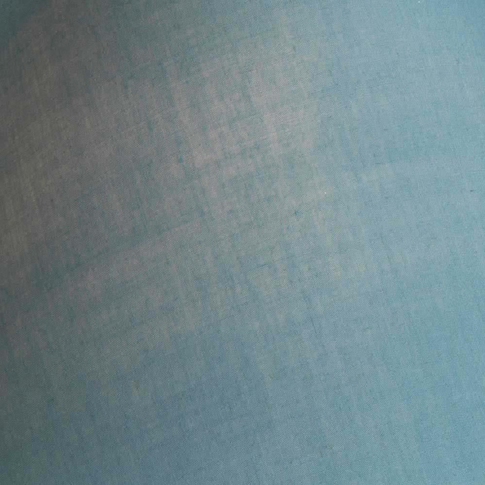 Oaks Lighting S501/8 Cotton Coolie Lampshade 200mm - Reversable Gimbal Light Shade - Smoke Blue