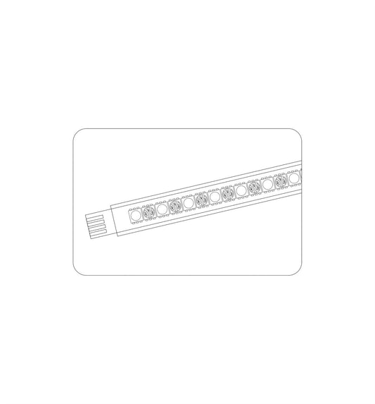Techtouch Axis Ultra White 18 LED Rigid Strip (1.4W) Strip