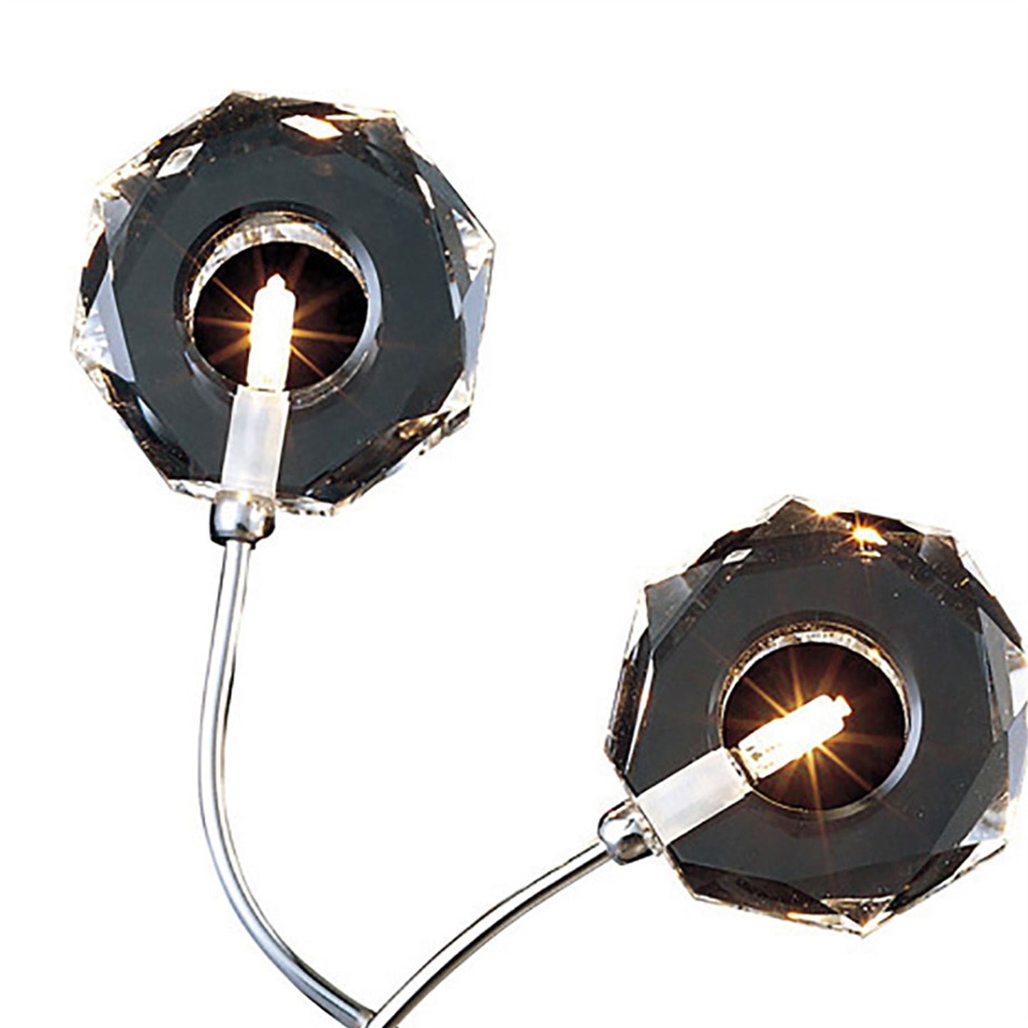 Diyas Izona Wall Light 2 Light G4 Polished Chrome, NOT LED/CFL Compatible