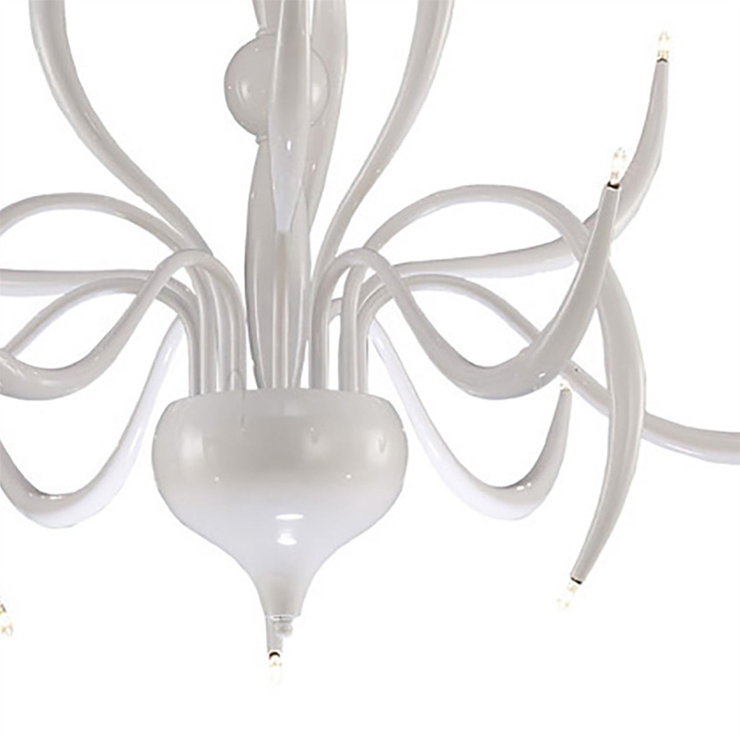 Diyas Llamas 96cm 15 Light G4 White, NOT LED/CFL Compatible Ceiling Pendant Light Fitting