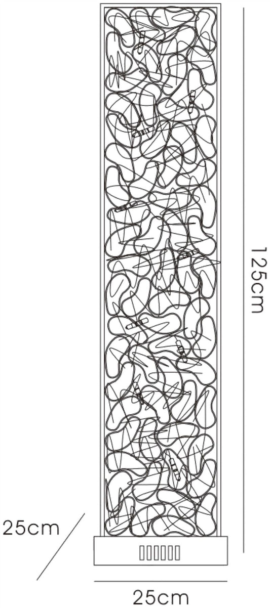 Diyas Home Essen Aluminium (DH) Essen Floor Lamp 12 Light G4 White/Silver, NOT LED/CFL Compatible