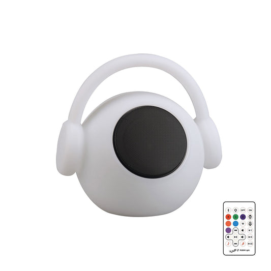 Mantra M3696 Wazowsky IP44 Portable 3W Speake, 120lm, 3W LED RGBW Lamp Bluetooth Connection/Remote Control, 2yrs Warranty
