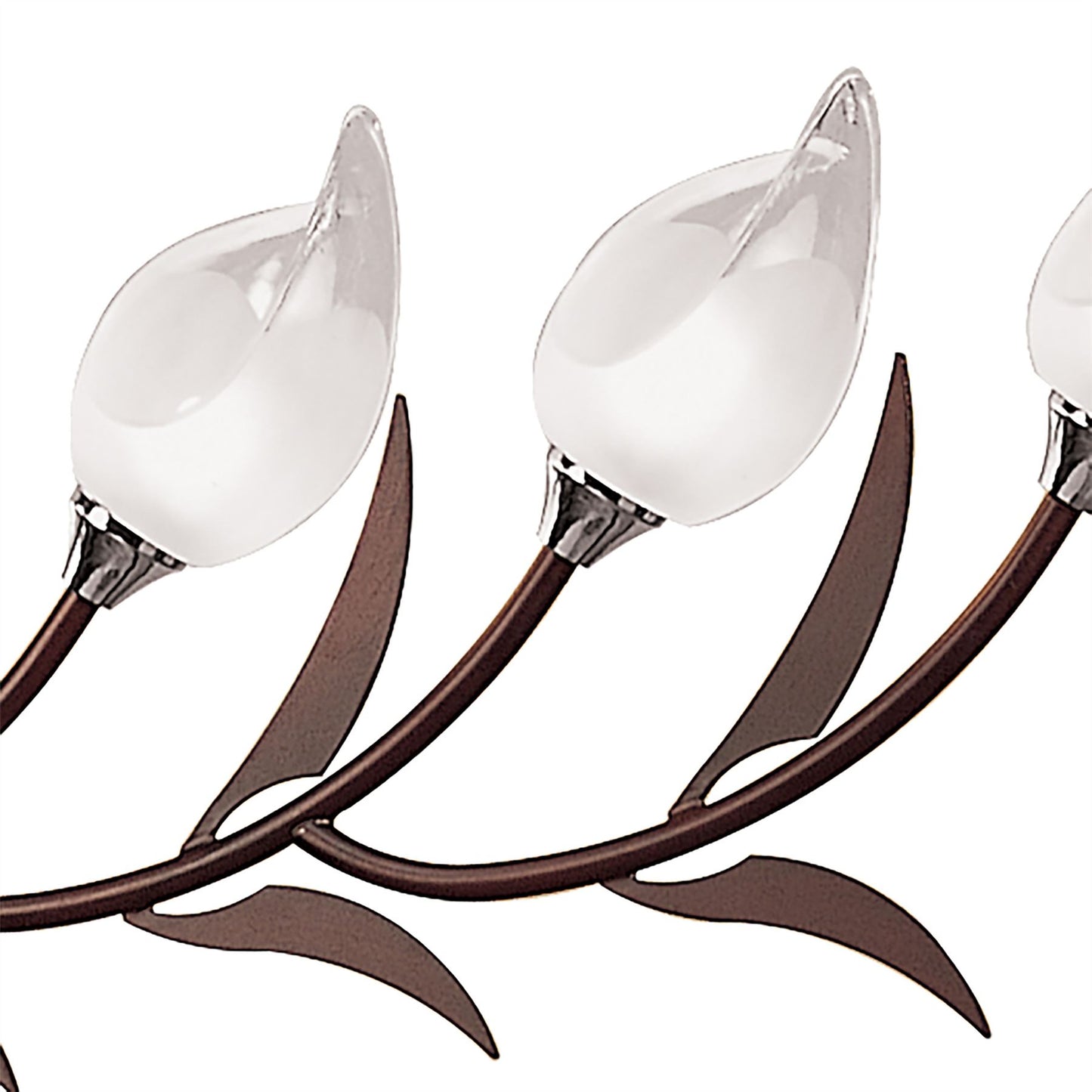 Mantra Holland Telescopic Pendant 9 Light G9, Polished Chrome/Wenge